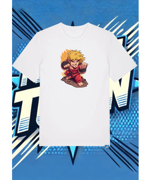 Camiseta Blanca Ken Street Figther | camiseta anime