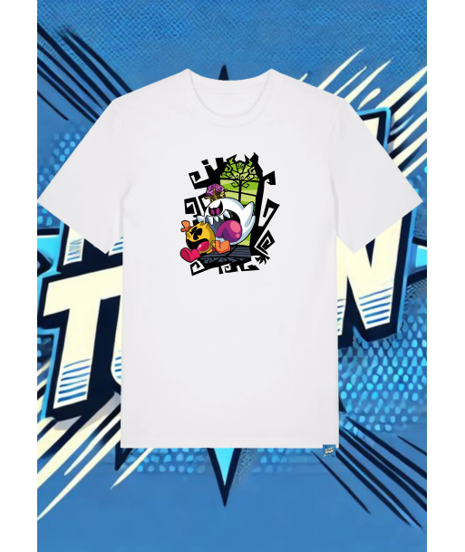 Camiseta Blanca Pacman | camiseta anime
