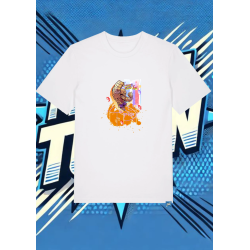 Camiseta Blanca Sagat Street Figther | camiseta anime