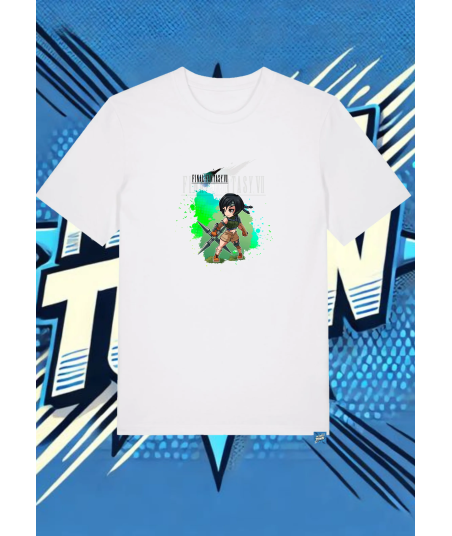 Camiseta Blanca Yuffie Final Fantasy Viifrontal1 | camiseta anime