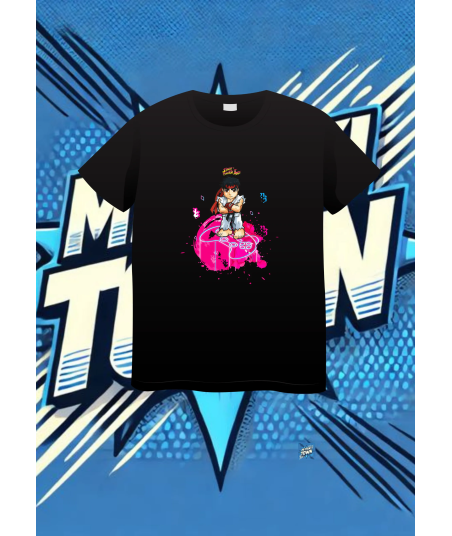 Camiseta Negra Ryu Street Figther | camiseta anime