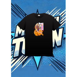 Camiseta Negra Sagat Street Figther | camiseta anime