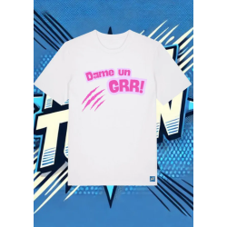 Camiseta Blanca Dame Un Grrr Rosa | camiseta anime