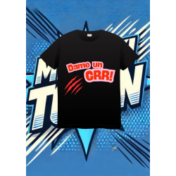 Camiseta Negra Dame Un Grrr | camiseta anime