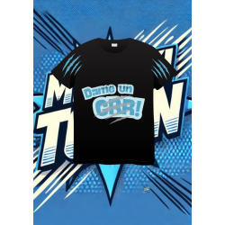 Camiseta Negra Dame Un Grrr Arañazo Azul | camiseta anime
