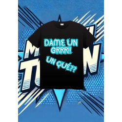Camiseta Negra Dame Un Que Dame Un Grrrr | camiseta anime