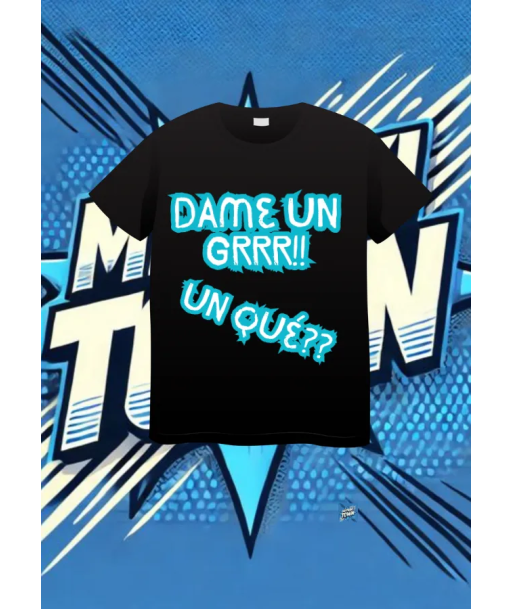 Camiseta Negra Dame Un Que Dame Un Grrrr | camiseta anime