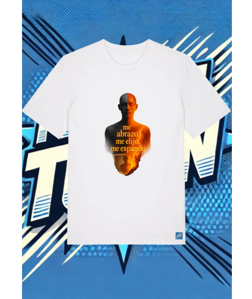Camiseta Blanca Me Abrazo Me Elijo Me Expando | camiseta anime