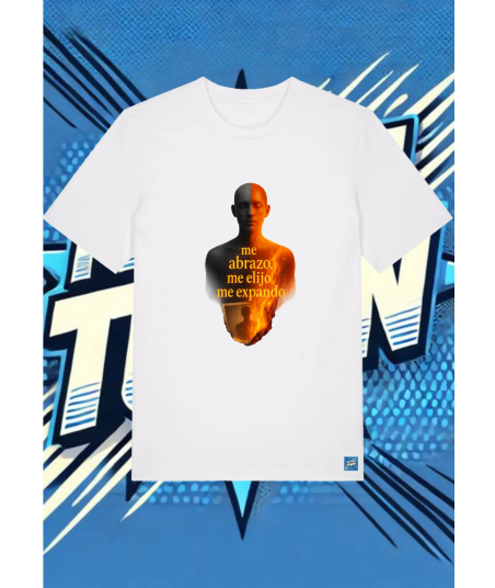 Camiseta Blanca Me Abrazo Me Elijo Me Expando | camiseta anime