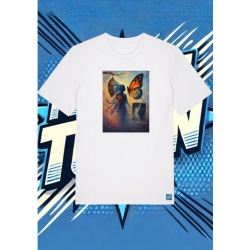 Camiseta Blanca Mujer Espejo | camiseta anime