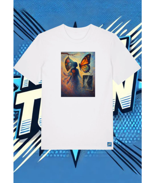 Camiseta Blanca Mujer Espejo | camiseta anime