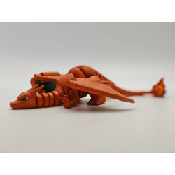 Figura Charizard Articulada Pokémon - Impresa 3D Pintada a Mano