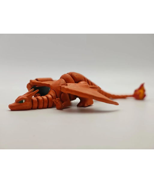 Figura Charizard Articulada Pokémon - Impresa 3D Pintada a Mano