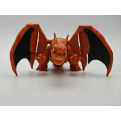Figura Charizard Articulada Pokémon - Impresa 3D Pintada a Mano