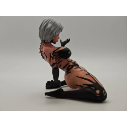 Figura Mujer Simbionte Venom - Impresa 3D y Pintada a Mano