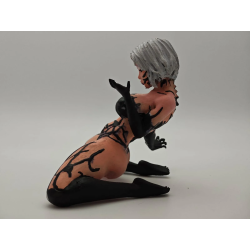 Figura Mujer Simbionte Venom - Impresa 3D y Pintada a Mano