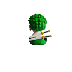 Figura 3D de Roronoa Zoro Chibi - One Piece - Impresa en PLA | Tu Tienda