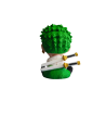 Figura 3D de Roronoa Zoro Chibi - One Piece - Impresa en PLA | Tu Tienda