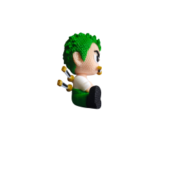 Figura 3D de Roronoa Zoro Chibi - One Piece - Impresa en PLA | Tu Tienda