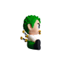 Figura 3D de Roronoa Zoro Chibi - One Piece - Impresa en PLA | Tu Tienda