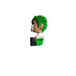 Figura 3D de Roronoa Zoro Chibi - One Piece - Impresa en PLA | Tu Tienda