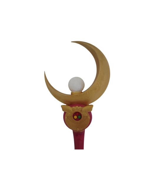 Varita Sailor Moon impresa en 3D | Coleccionable pintado a mano