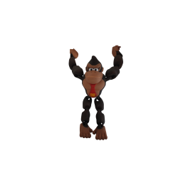 Figura Donkey Kong articulada impresa en 3D | Pintada a mano