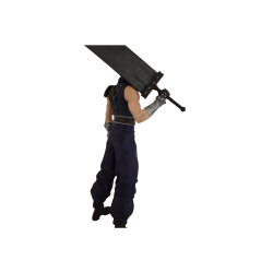 Figura Cloud Final Fantasy VII impresa en 3D | Pintada a mano