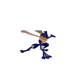 Figura Greninja Pokémon Impresa en 3D - Material PLA