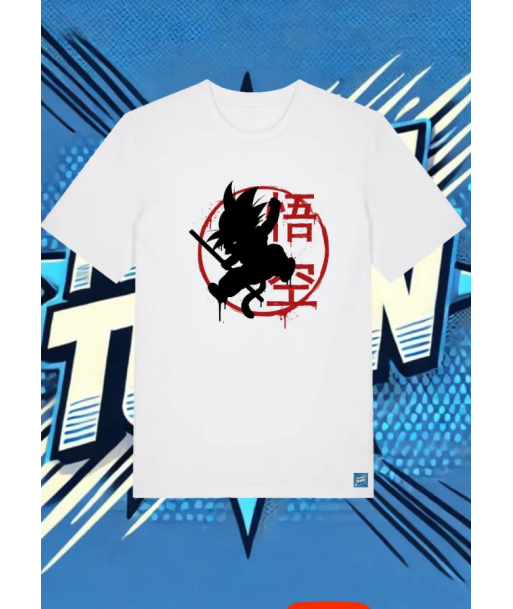 Camiseta Blanca Goku Simbolo | camiseta anime