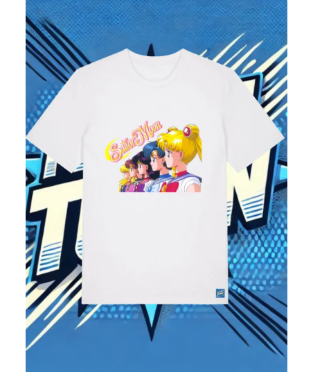 Camiseta Blanca Sailor Moon | camiseta anime