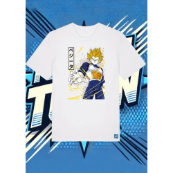 Camiseta Blanca Vegeta Big Ban | camiseta anime
