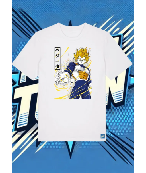 Camiseta Blanca Vegeta Big Ban | camiseta anime