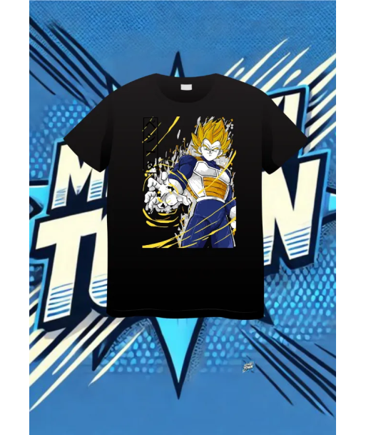 Camiseta Negra Vegeta Big Ban | camiseta anime