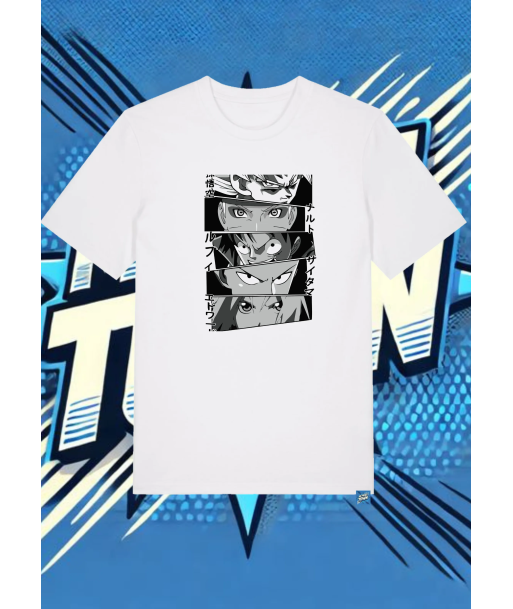 Camiseta Blanca Anime Goku Luffy Saitama Eduard Elric | camiseta anime