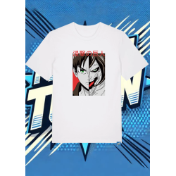 Camiseta Blanca Atack On Titan Eren Yeager | camiseta anime