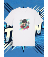 Camiseta Blanca Cool Anime Boy | camiseta anime
