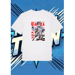 Camiseta Blanca Demon Slayer Akaza | camiseta anime