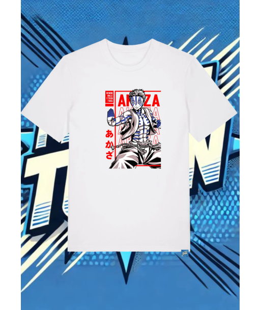 Camiseta Blanca Demon Slayer Akaza | camiseta anime