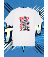 Camiseta Blanca Demon Slayer Akaza | camiseta anime