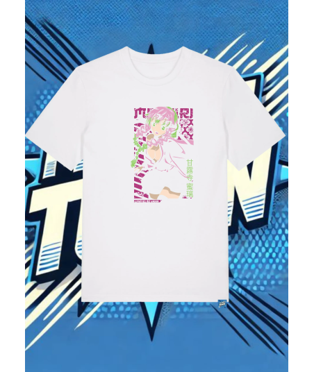 Camiseta Blanca Demon Slayer Mitsuki | camiseta anime