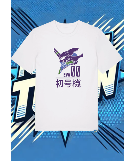 Camiseta Blanca Evangelion EVA | camiseta anime