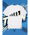 Camiseta Blanca Goku Evolucion | camiseta anime