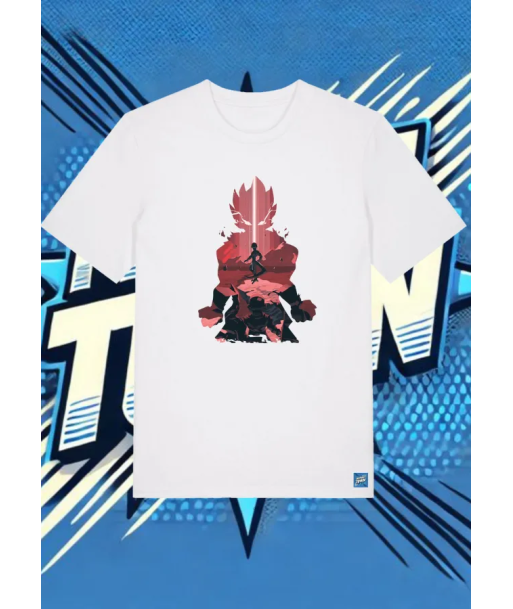 Camiseta Blanca Goku Freezer | camiseta anime
