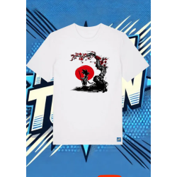 Camiseta Blanca Goku Luna | camiseta anime