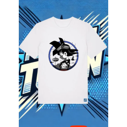 Camiseta Blanca Goku Niño | camiseta anime