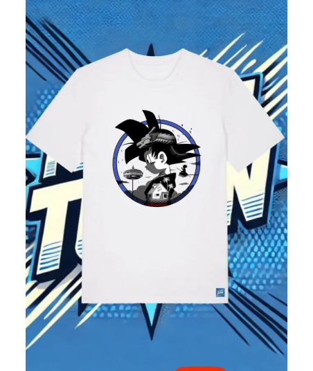 Camiseta Blanca Goku Niño | camiseta anime