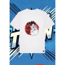 Camiseta Blanca Goku Niño Nube | camiseta anime