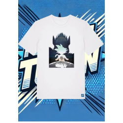 Camiseta Blanca Goku Ozaru | camiseta anime