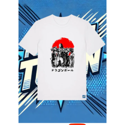 Camiseta Blanca Guerreros Z | camiseta anime